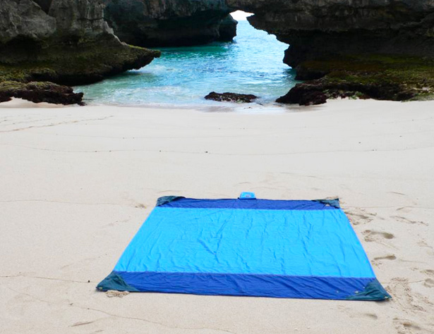 Couverture de plage en toile parachute